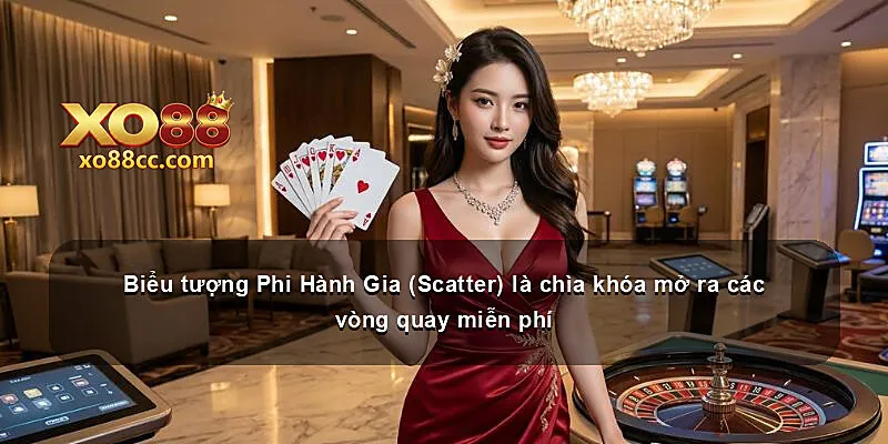 Biểu tượng Phi Hành Gia (Scatter) là chìa khóa mở ra các vòng quay miễn phí