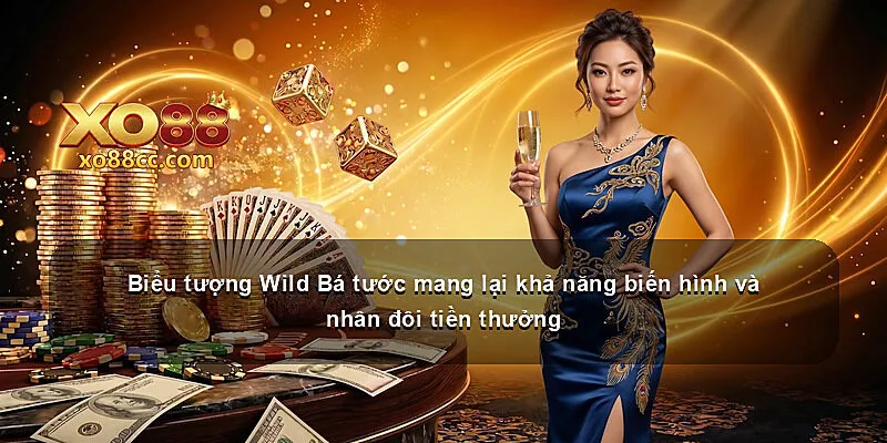 Biểu tượng Wild Bá tước mang lại khả năng biến hình và nhân đôi tiền thưởng