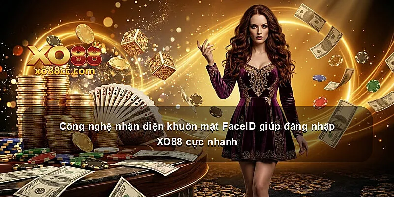Công nghệ nhận diện khuôn mặt FaceID giúp đăng nhập XO88 cực nhanh
