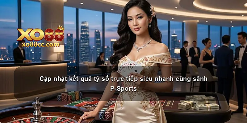 Cập nhật kết quả tỷ số trực tiếp siêu nhanh cùng sảnh P-Sports