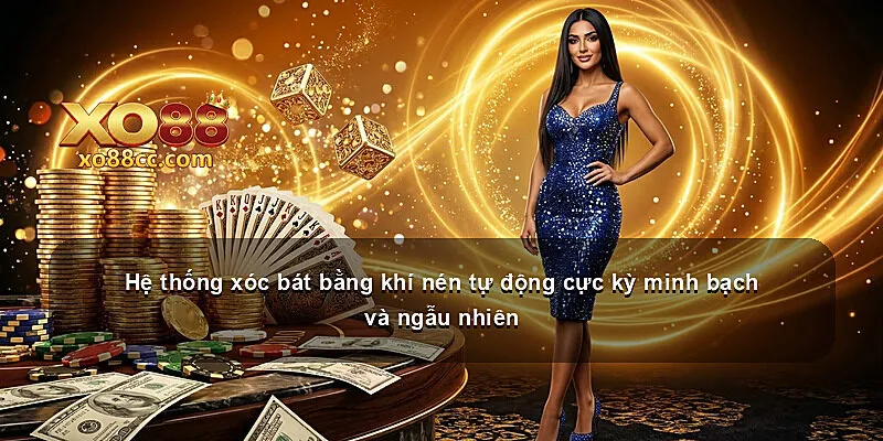Hệ thống xóc bát bằng khí nén tự động cực kỳ minh bạch và ngẫu nhiên