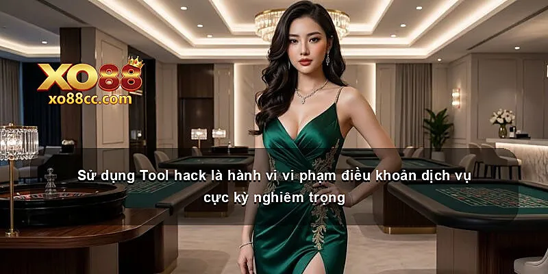 Sử dụng Tool hack là hành vi vi phạm điều khoản dịch vụ cực kỳ nghiêm trọng