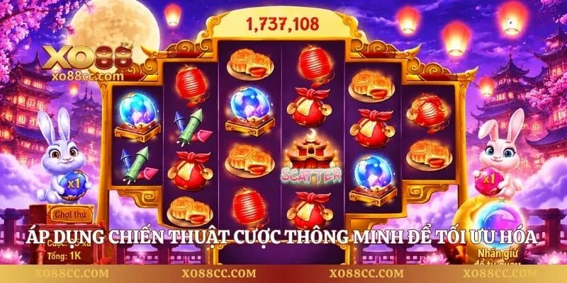 Vươn Tới Cung Trăng – Hành Trình Săn Jackpot Bùng Nổ 4 Áp dụng chiến thuật cược thông minh để tối ưu hóa cơ hội săn Jackpot