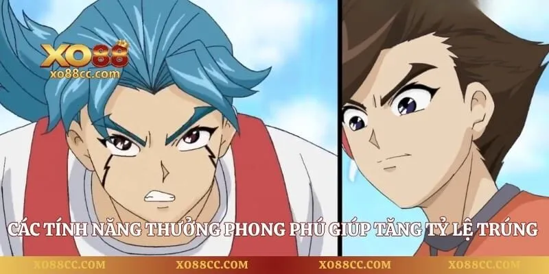 Huyền Thoại Sân Cỏ - Sức Hút Của Game Nổ Hũ Thể Thao 4 Các tính năng thưởng phong phú giúp tăng tỷ lệ trúng lớn