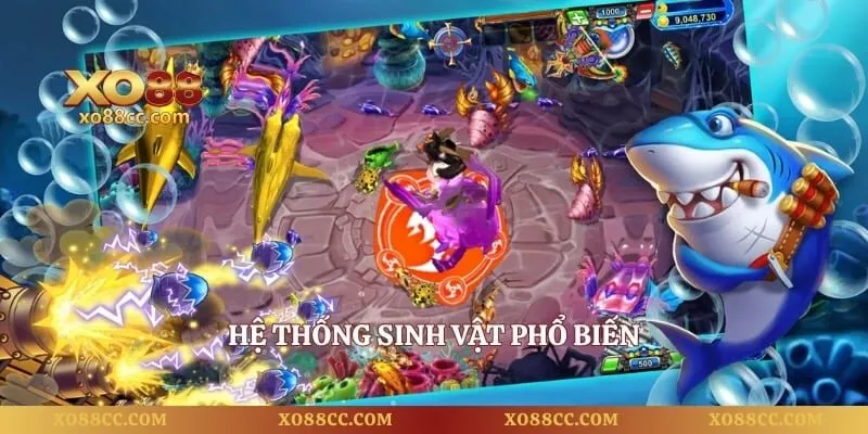 Đại Hải Trình Với Chiến Thuật Săn Boss Hiệu Quả 2 Hệ thống sinh vật phổ biến